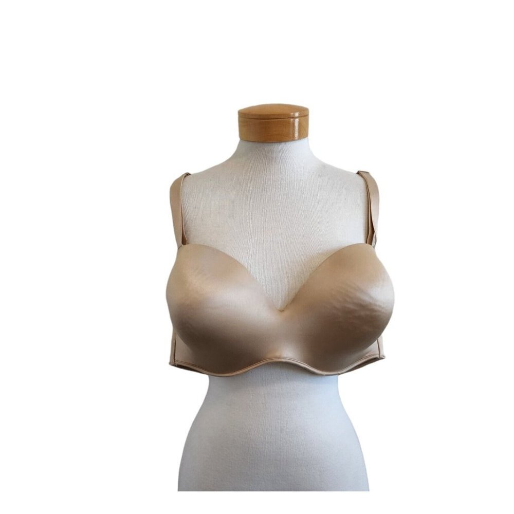 Cacique Intimates DL11070783 Underwire Nude Beige Push Up Adjustable Bra 44DD